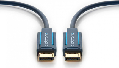 Kabllo DisplayPort Clicktronic 1.4, 3m, M/M, blu