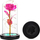 Trëndafil dekorativ AG776A Eternal Rose, kupolë qelqi, LED RGB, rozë