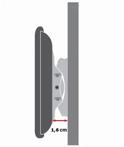 Mbajtëse muri për TV Techly 22649, 42-80", 60 kg, e zezë