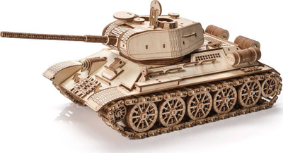 Puzzle 3D druri Little Story Tank T-34/85, model historik, edukativ
