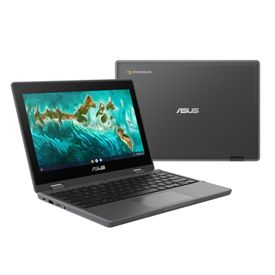 Laptop ASUS Chromebook CR11 Flip CR1100FKA N4500, 11,6\", 1366x768, 4GB, 64GB, UHD, gri