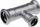 Rakord T reduktues KAN-therm Inox 620449.5, 108x54x108 mm