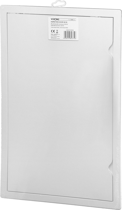 Dera plastike inspektimi Virone ID-30/50, 30x50 cm, e bardhë