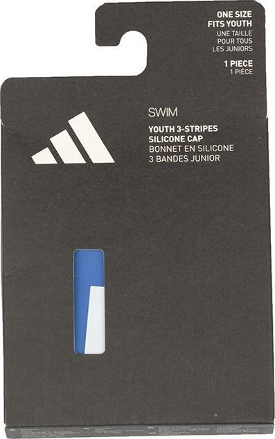 Kape noti adidas 3-Stripes Swim Jr IA8304, silikon, për kalamaj, blu