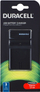 Karikues baterie për kamera Duracell DRC5903, me USB, për Canon LP-E6, i zi