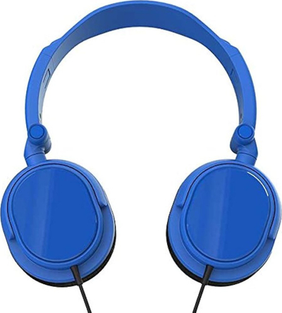 Kufje me kabllo Vivanco DJ, over ear, me mikrofon, blu