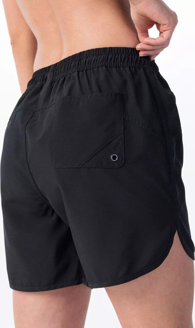 Shorce plazhi Aquawave Rossina Wmns W 92800398868, thahen shpejt, 4 way stretch, të zeza
