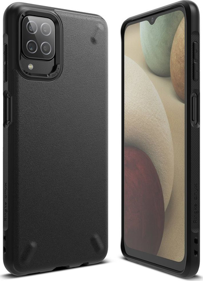 Mbrojtëse Ringke Onyx TPU për Samsung Galaxy A12, e zezë