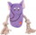 Set lodrash për qen Trixie PLUSH ANIMALS, pelush, me zë, 13cm