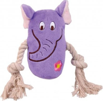 Set lodrash për qen Trixie PLUSH ANIMALS, pelush, me zë, 13cm