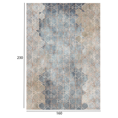 Tepih JOSIANE 160×230 dy-tonësh me thekë HM7675.16,