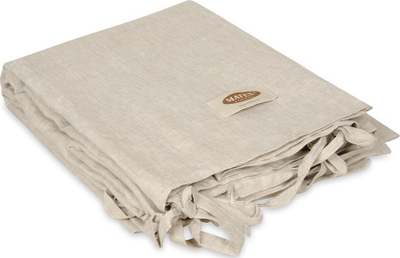 Set çarçafësh Linen Bedding Linen Plain, 220x200 cm, 75% pambuk 25% lino, bezhë natyrale