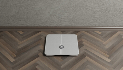 Peshore e mençur Tesla Smart Composition Scale Style Wi-Fi, e bardhë
