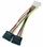 Kabllo furnizimi SATA Molex 5.25", 2x SATA 15pin, 15cm, shumëngjyrësh