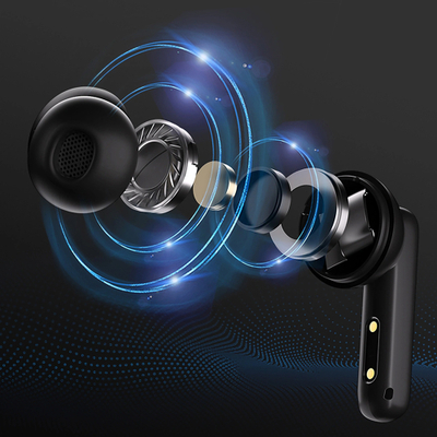 Kufjet QCY T13 ANC, Bluetooth 5.3, IPX5, të zeza