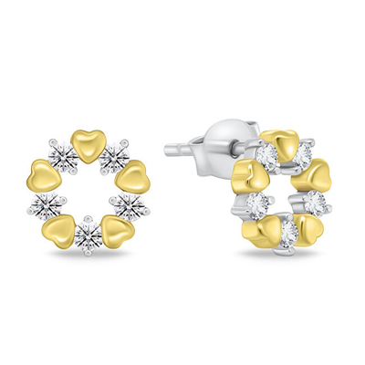 Set aksesorë për femra Brilio Silver sBS3564 Qafore + Vathë
