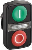 Buton elektrik Schneider Electric, i gjelbër / i kuq