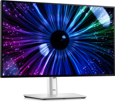 Monitor Dell UltraSharp U2424HE, 23.8\", IPS, FHD, 120Hz, 8ms, ngjyrë argjendtë