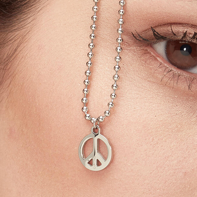 Qafore për femra S'Agapõ Peace Smile SSM002, e argjendtë