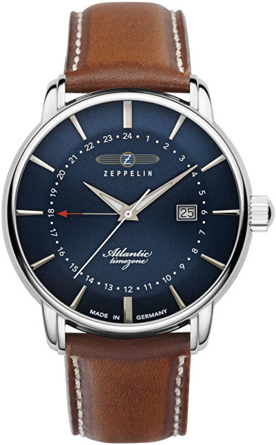 Orë dore Zeppelin Atlantic Quartz GMT 8442-3
