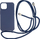 Kapak telefoni Mobile Origin Lanyard Case, për iPhone 15, me rrip, blu