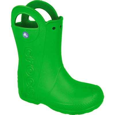 Çizme shiu për kalamaj Crocs Handle It Kids 12803, material Croslite, antimikrobike, jeshile e errët