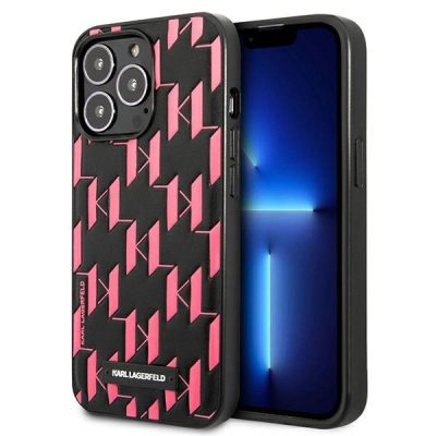 Kapak telefoni Karl Lagerfeld KLHCP13XMNMP1P, për iPhone 13 Pro Max, hardcase, rozë