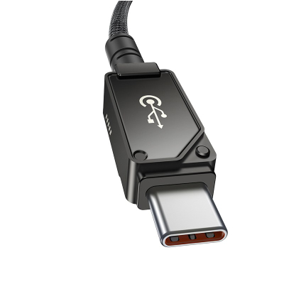 Kabllo karikimi Baseus Unbreakable USB C në Lightning, 20W, 2m, e zezë