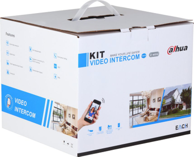 Set interkomi video Dahua KTX02(S), komplet me monitor, për hyrje