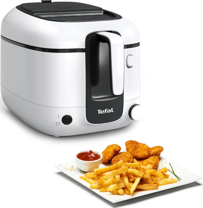 Фритеза Tefal Super Uno FR3101, 1.5 kg, 1800 W, бела и црна