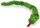 Lodër për qen Nobby Toy Snake, 85cm, e gjelbër