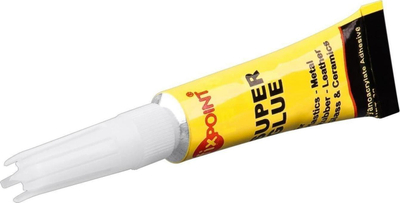 Ngjitës superglue pa markë, tub 3 g, transparant
