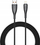 Kabllo karikimi Veger V105, USB A në Lightning, 1.2m, 2.4A, e zezë