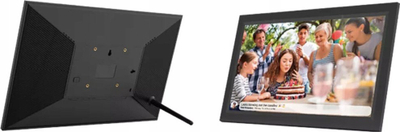 Kornizë digjitale fotosh Inter Sales Frameo PFF-1503, WiFi, 15.6", e zezë