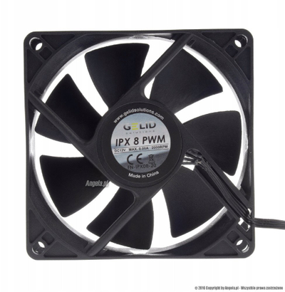 Ventilator industrial Gelid 80mm, PWM, IP56, i zi