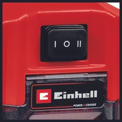 Pompë zhytëse pa kabllo Einhell GE-SP 18 LL Li, bateri 4Ah, IPX8, kuqe e zezë