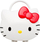 Set kreativ Kids Licensing Hello Kitty and Friends 3D Stationery Case, me stampila dhe stikera, për kalamaj