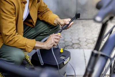 Grusht furçe pastrimi Karcher Detail Brush Nozzle për OC 3, për pastrim në detaj, e verdhë