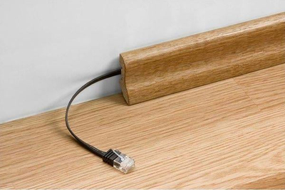 Kabllo rrjeti Goobay 95191, RJ45 CAT 5E, e sheshtë, e bardhë