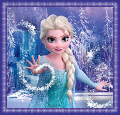 Puzzle Clementoni Frozen, 48 pjesë, set me 3 figura, shumëngjyrësh