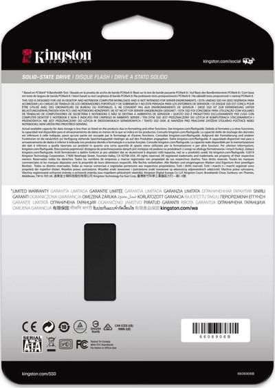 Disk SSD Kingston KC600, 256GB, 2.5" SATA III