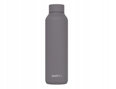 Shishe termike Quokka Solid, 630ml, çelik inox, gri