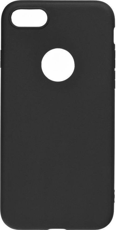 Maskë silikoni Forcell Soft për iPhone 12 12 Pro, mbrojtëse, e zezë