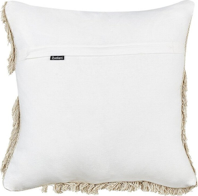 Jastëk dekorativ Beliani Sourwood, set me 2 copë, 45x45 cm, bezhë