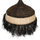 Llambë tavani Telag sisal-abace 50×50×60 cm (HM7788), zezë