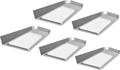 Set llamba poshtë dollapit Diki LED, 5x2W, 4000K, ngjyrë argjendi