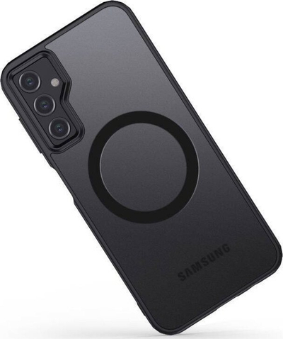 Mbulesë telefoni Tech-Protect Magmat MagSafe për Xiaomi Redmi Note 13 4G LTE, gjysmë-transparente, i zi mat