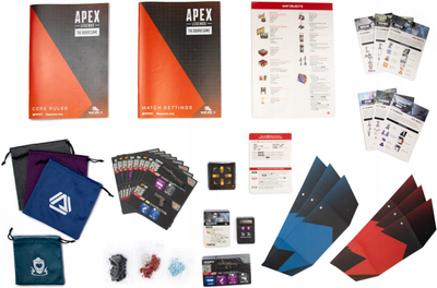 Lojë tavoline Glass Cannon Unplugged Apex Legends Core Box, 2 6 lojtarë, 60 90 minuta, multikolor