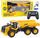 Lodër kamion dherash RC JustFun 93303, 2.4GHz 9CH, 39cm, i verdhë