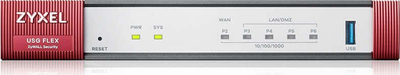 Firewall Zyxel USG Flex 100AX Bundle, Gigabit, UTM 1 vit, gri